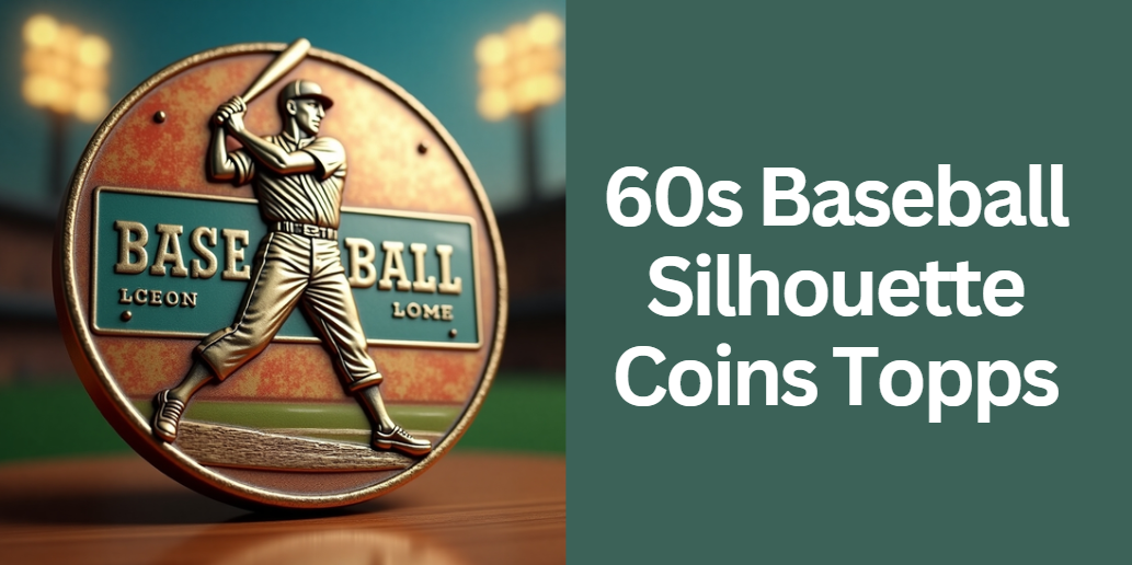 60s Baseball Silhouette Coins Topps