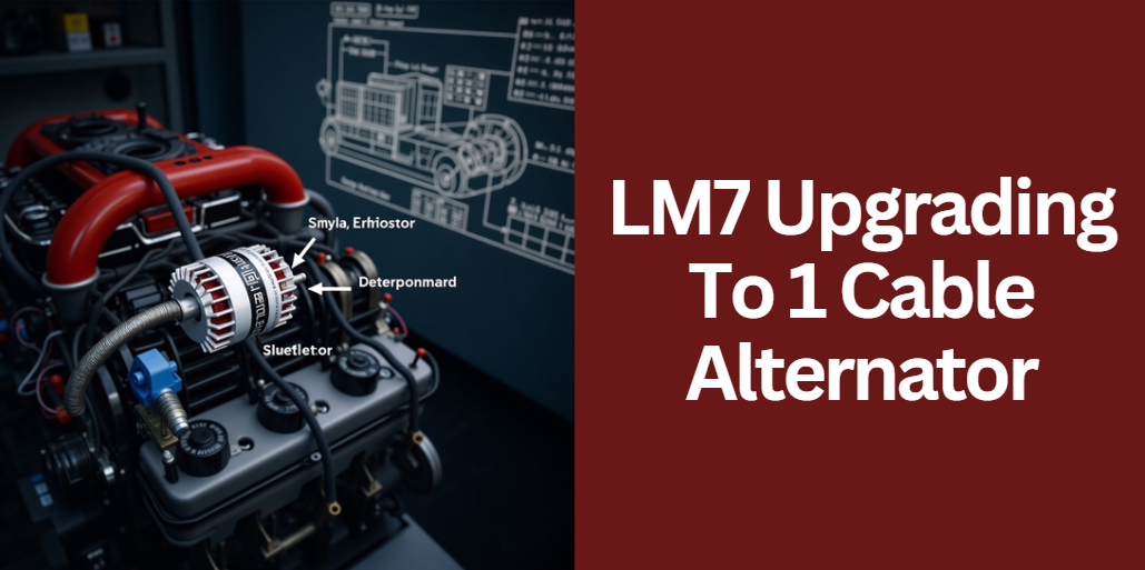 LM7 Upgrading To 1 Cable Alternator