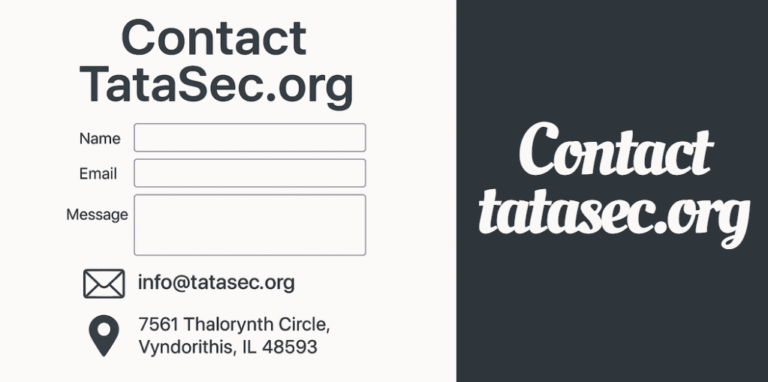 Contact tatasec.org