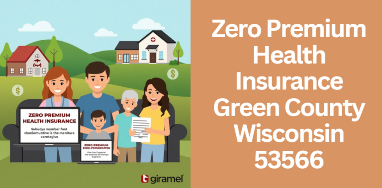 Zero Premium Health Insurance Green County Wisconsin 53566
